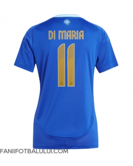 Argentina Angel Di Maria #11 Echipament de Fotbal Replică Copa America 2024 Femei Deplasare